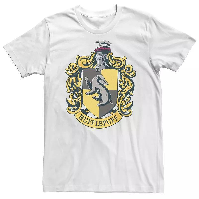 Big & Tall Harry Potter Hufflepuff House Crest Tee, Mens Product Image