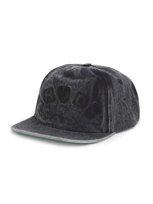 Mens Denim Arc Logo Flat Bill Hat Product Image