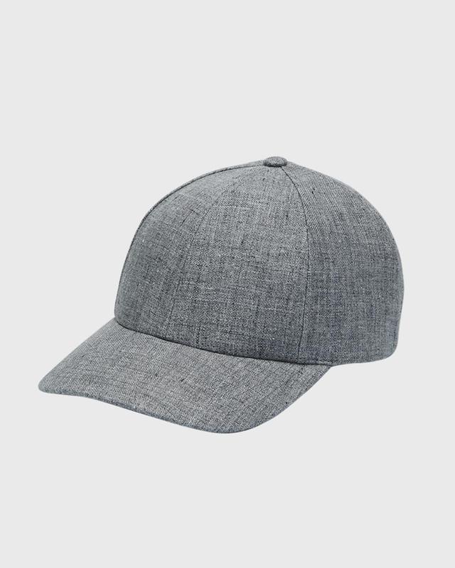 Mens Linen-Blend 6-Panel Baseball Cap Product Image