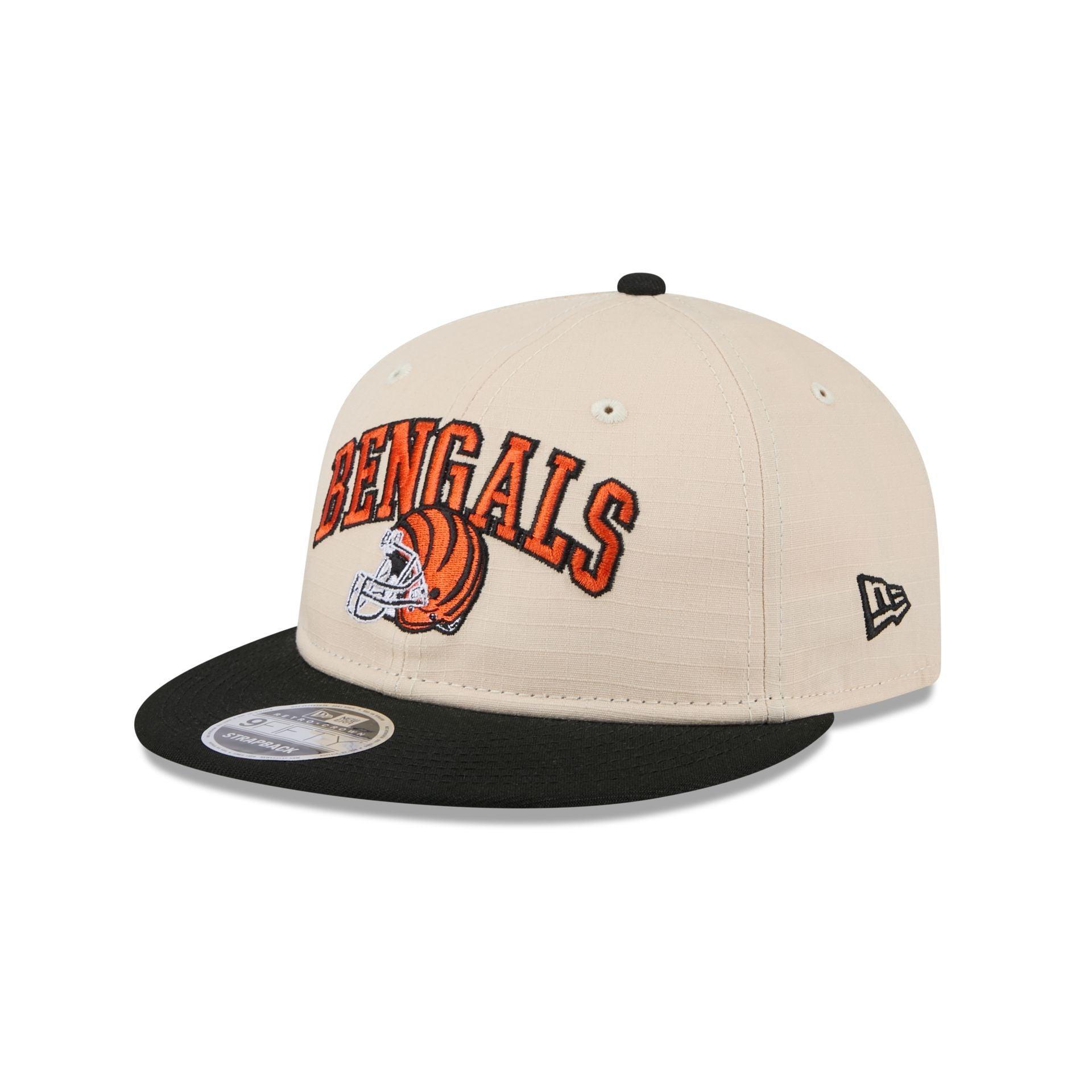 Cincinnati Bengals Historic Helmet Retro Crown 9FIFTY Snapback Hat Male Product Image