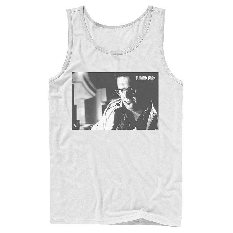 Mens Jurassic Park Dennis Nedry Computer Work Graphic Tank Top Product Image