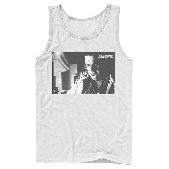 Mens Jurassic Park Dennis Nedry Computer Work Graphic Tank Top Product Image