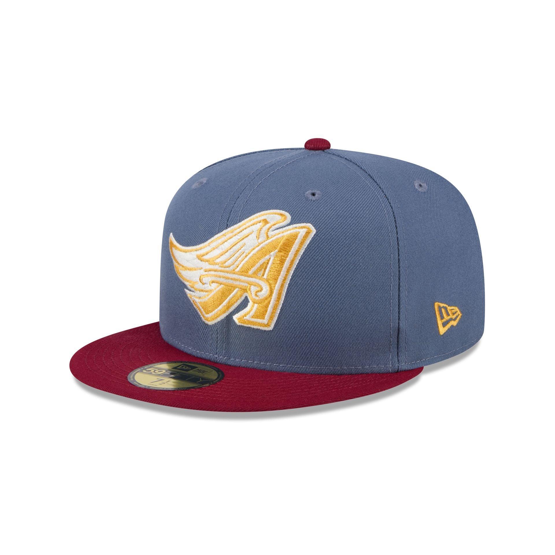 Los Angeles Angels Deep Blue 59FIFTY Fitted Hat Male Product Image