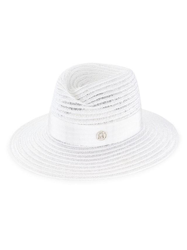 Womens Virginie Straw Fedora Hat Product Image