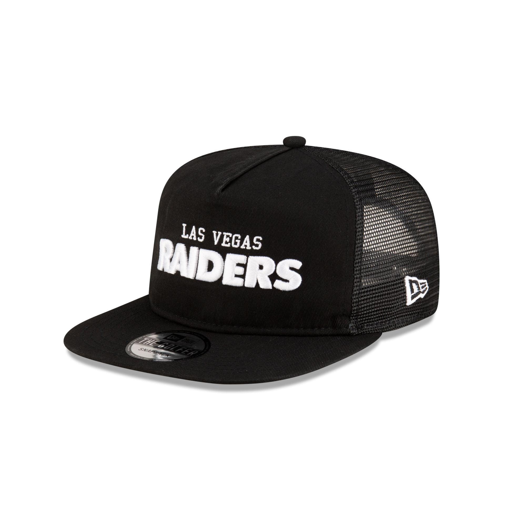 Las Vegas Raiders Washed Script Golfer Snapback Male Product Image