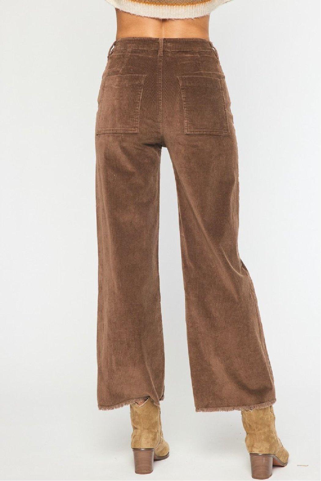 Wide Leg Corduroy Pants Product Image