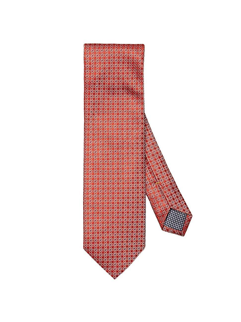 Mens Geometric Silk Tie Product Image