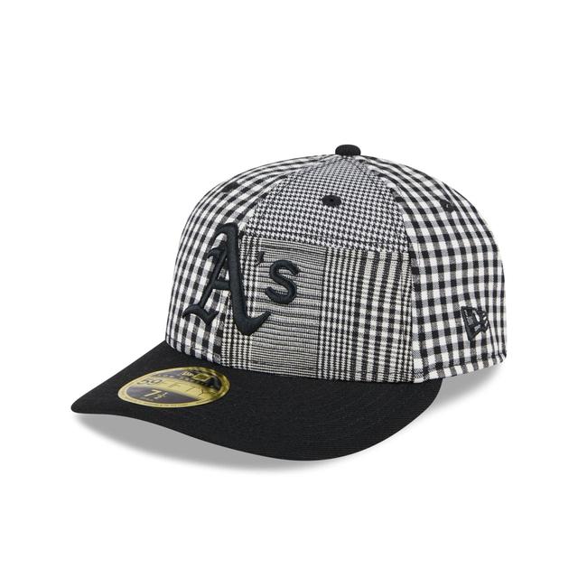 Oakland Athletics Patch Plaid Low Profile 59FIFTY Fitted Hat Male Product Image