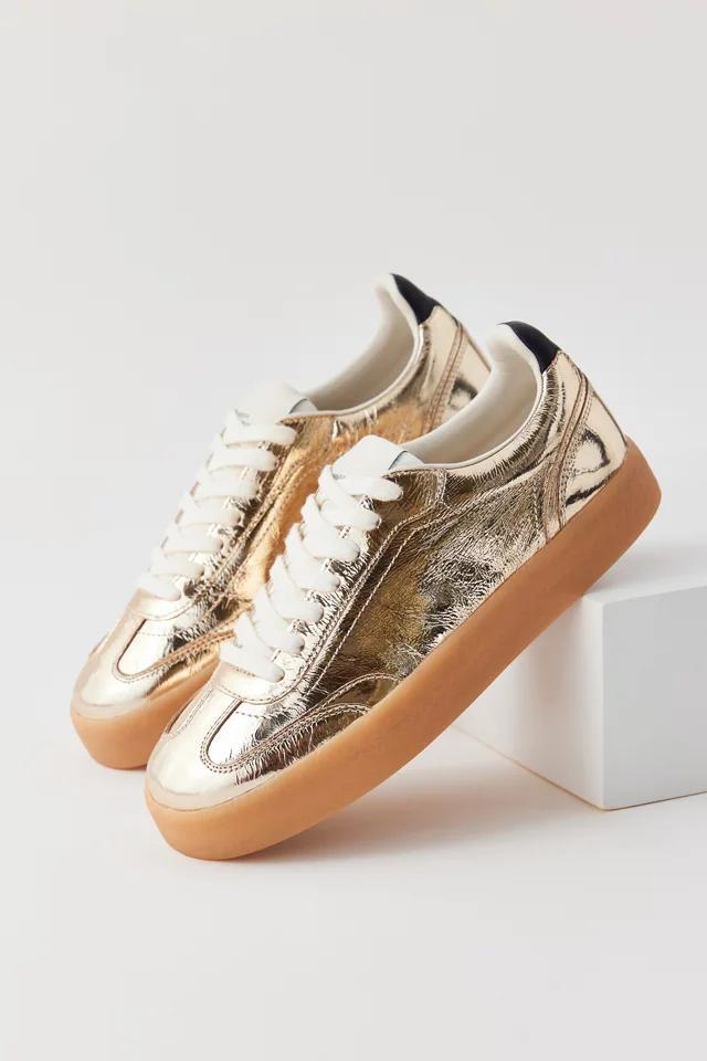 Steve Madden Tux Gold Sneaker Product Image