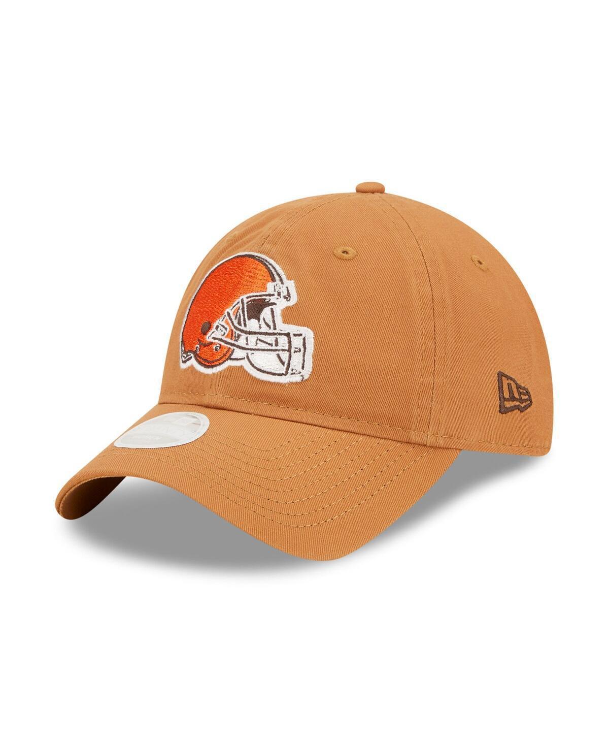 Womens New Era Brown Cleveland Browns Core Classic 2.0 9TWENTY Adjustable Hat Product Image