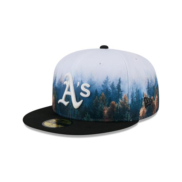 Oakland Athletics Photoreal 59FIFTY Fitted Hat Male Product Image