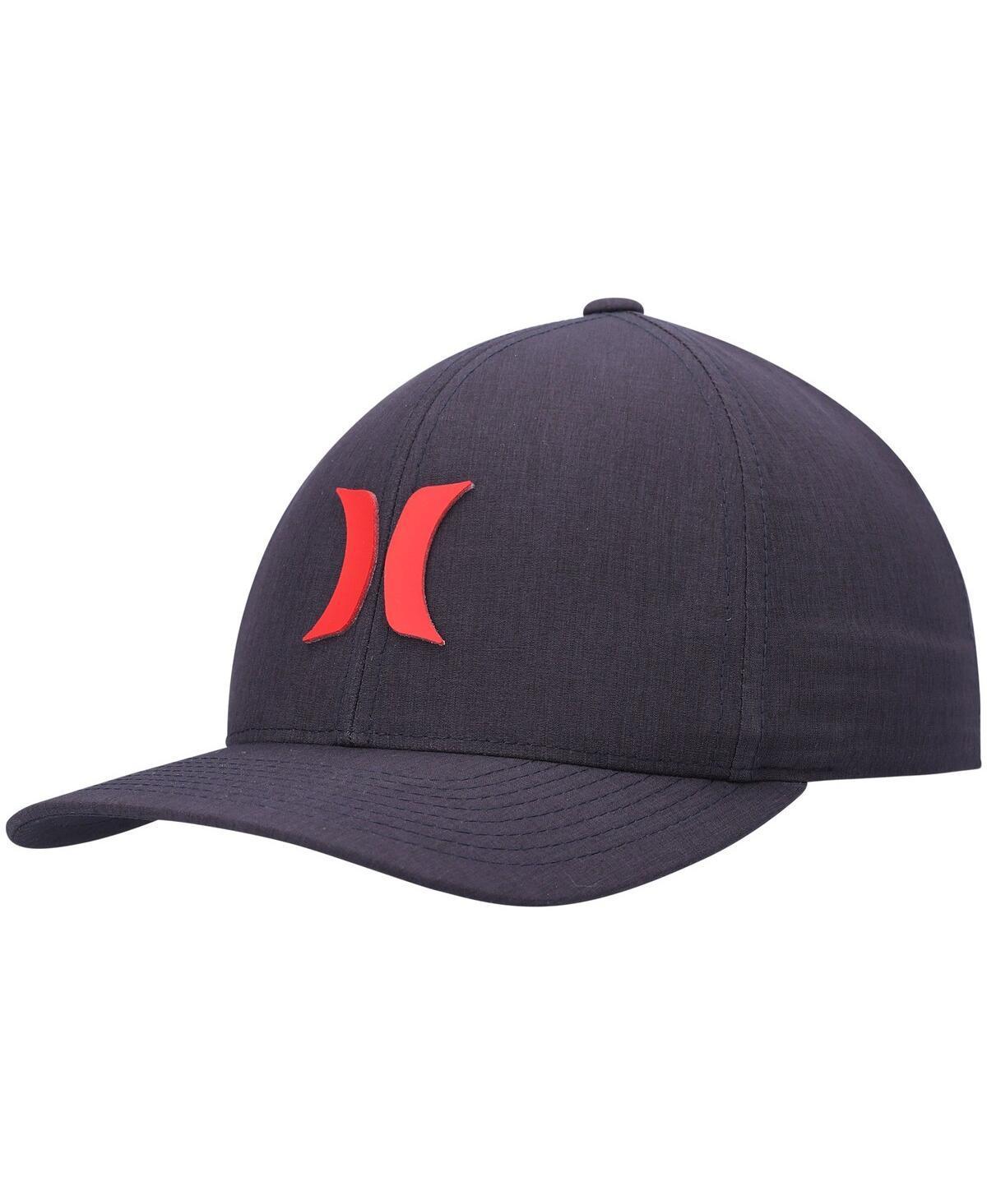 Mens Hurley Heathered Black Sonic H2O-Dri Phantom Flex Hat Product Image