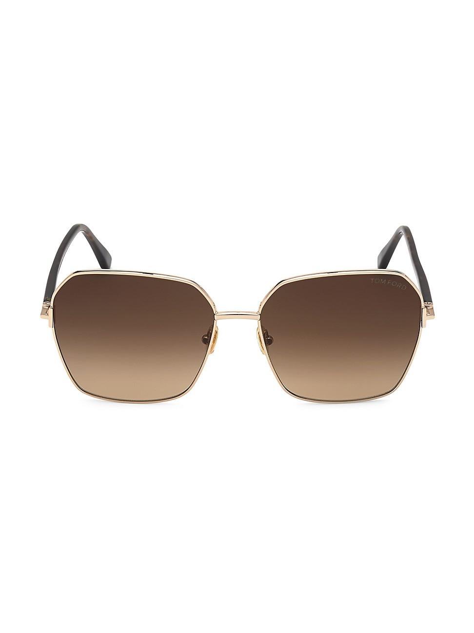 Womens Claudia 62MM Geometric Sunglasses Product Image