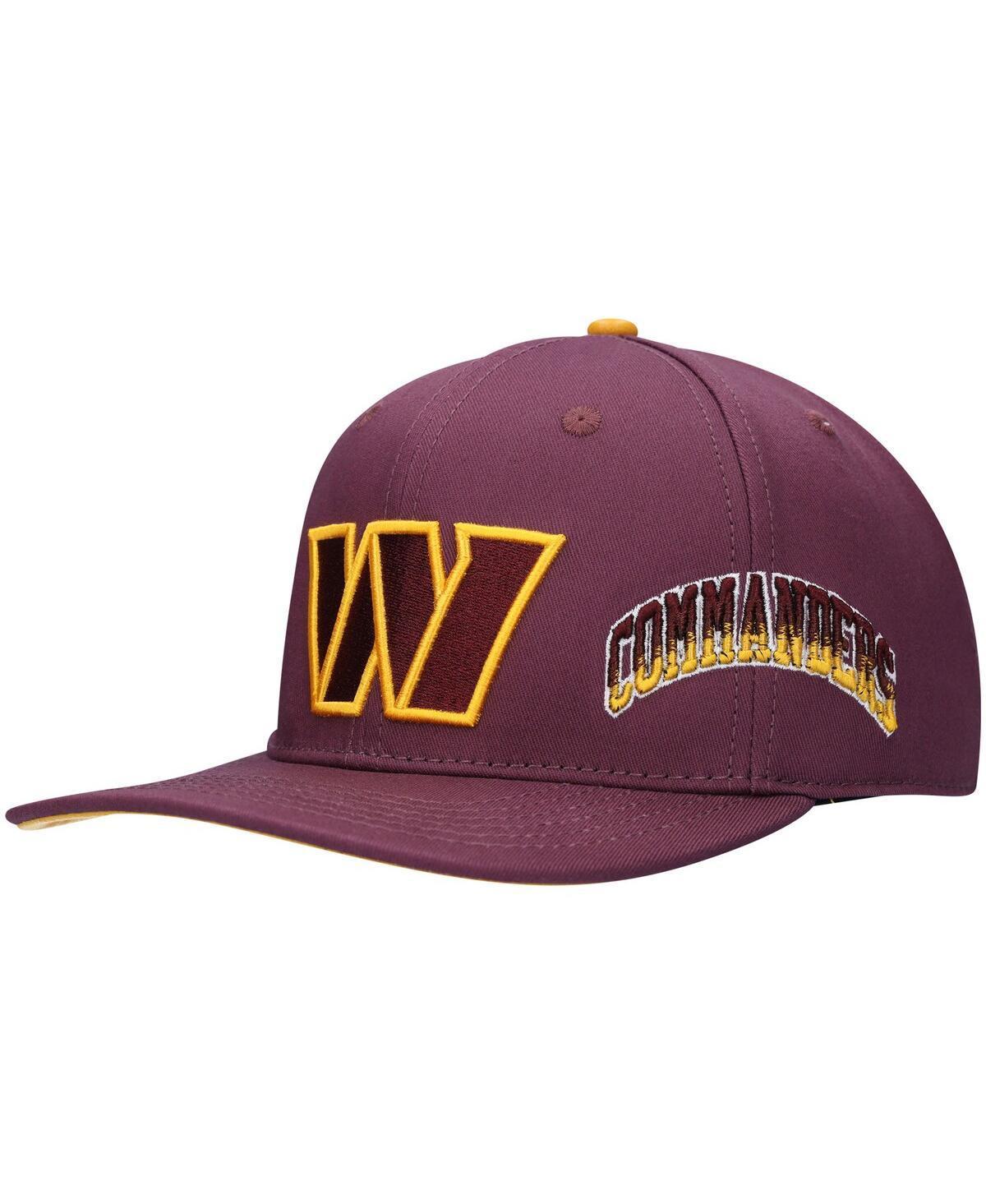 Mens Pro Standard Burgundy Washington Commanders Hometown Snapback Hat Product Image