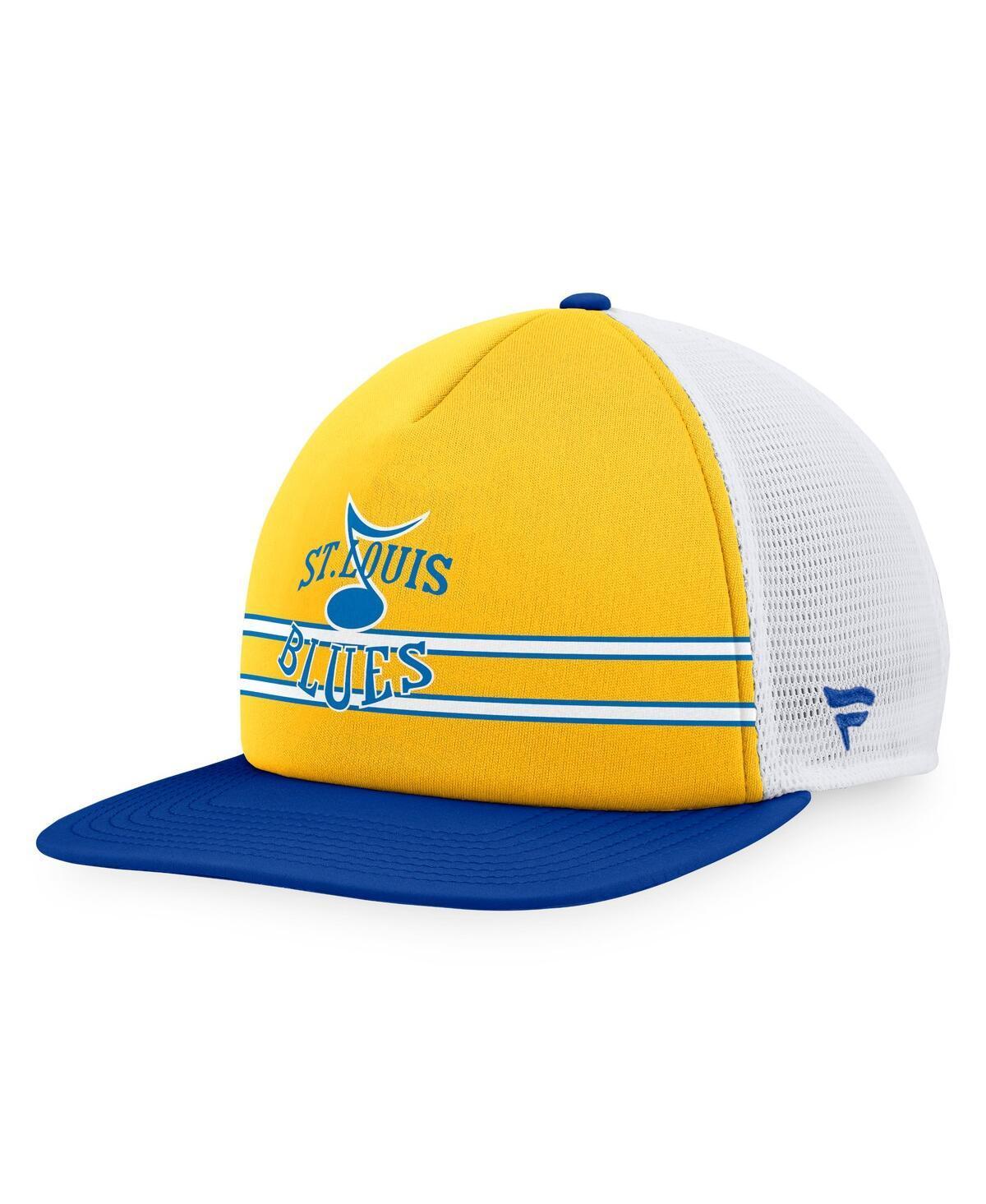 Mens Fanatics Gold St. Louis Blues Special Edition 2.0 Trucker Snapback Adjustable Hat - Gold Product Image