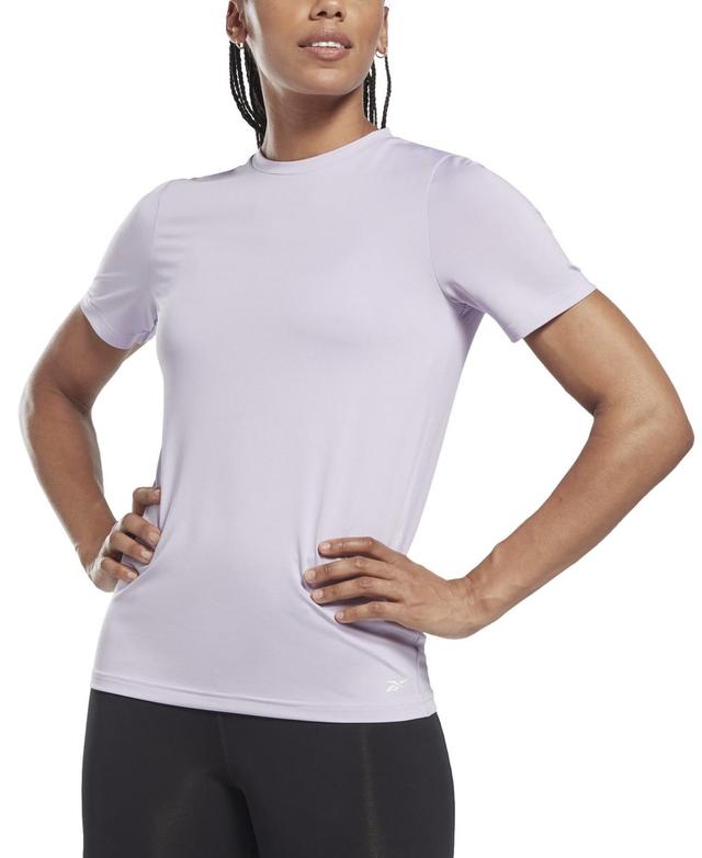 Reebok Womens Speedwick Slim Fit Crew Neck T-Shirt Product Image