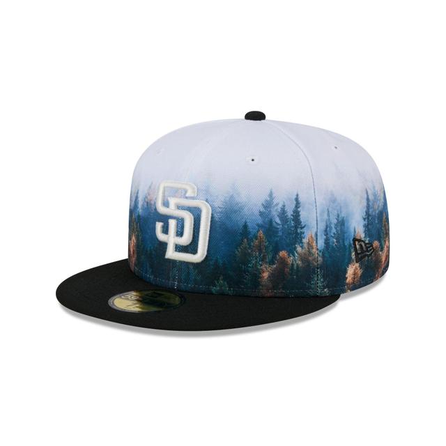 San Diego Padres Photoreal 59FIFTY Fitted Hat Male Product Image