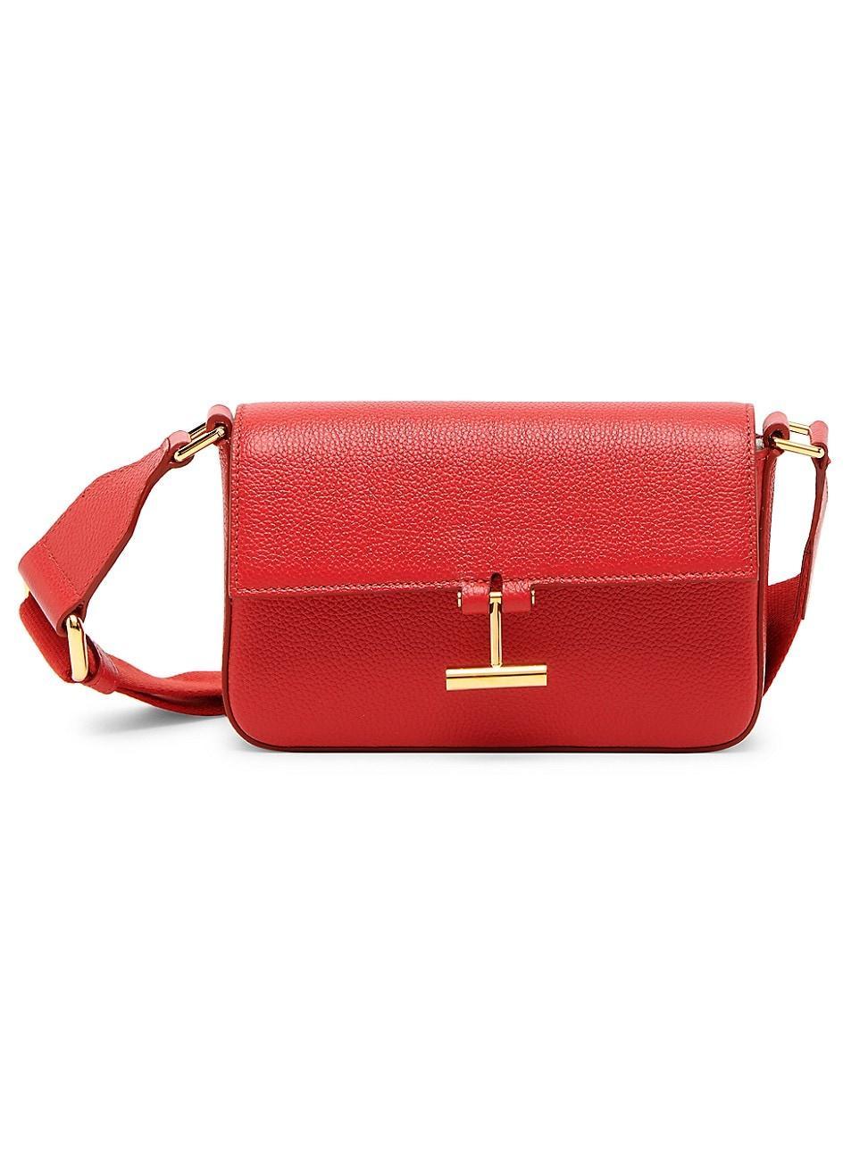 Womens Mini Tara Leather Crossbody Bag Product Image