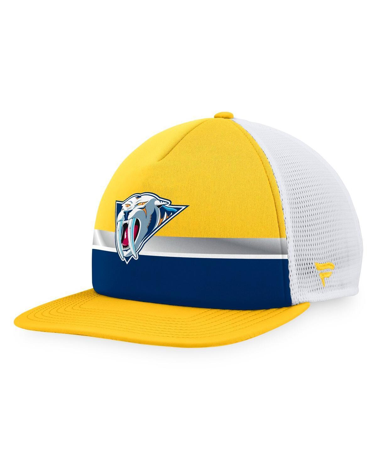 Mens Fanatics Branded Gold Nashville Predators Special Edition Trucker Adjustable Hat Product Image