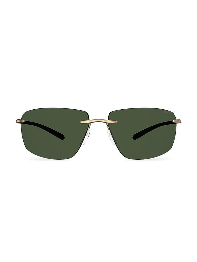 Mens Streamline Biscayne Bay 64MM Rectangular Sunglasses Product Image