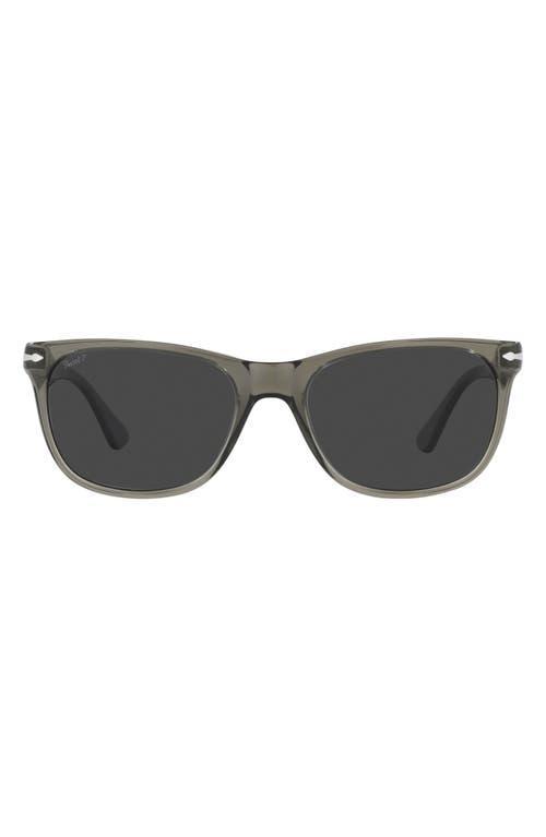 Persol 57mm Polarized Rectangle Sunglasses Product Image