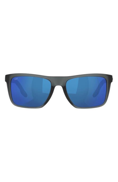 Costa Del Mar Mainsail 55mm Mirrored Polarized Rectangular Sunglasses Product Image