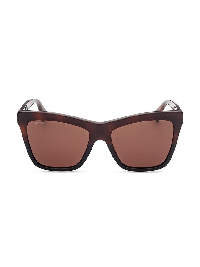 Womens 55MM Geometric Sunglasses Product Image