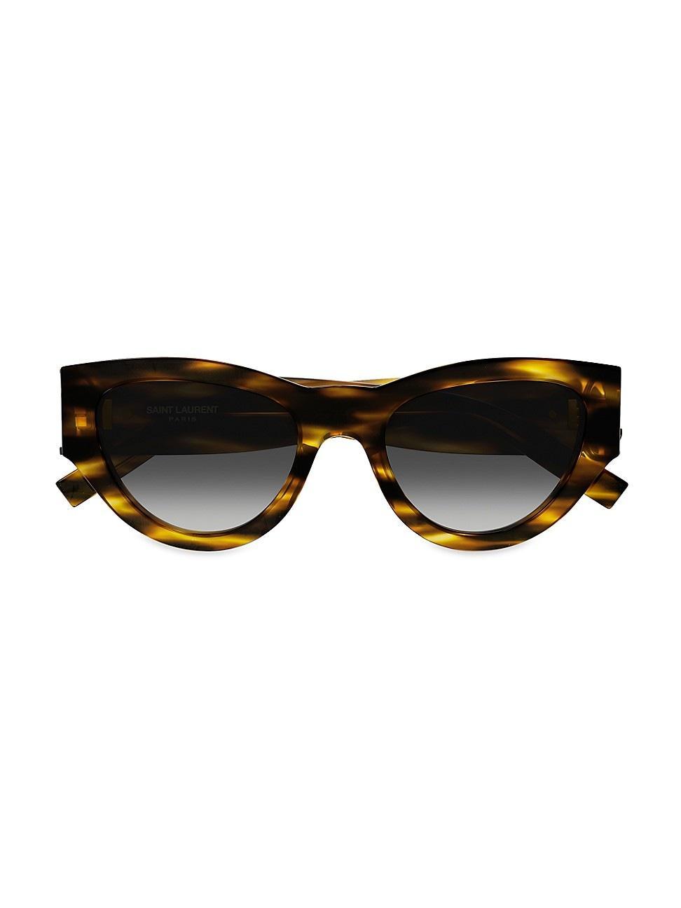 Saint Laurent Monogram Cat Eye Sunglasses, 53mm Product Image