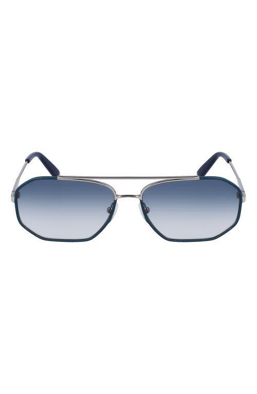 FERRAGAMO 60mm Navigator Sunglasses Product Image