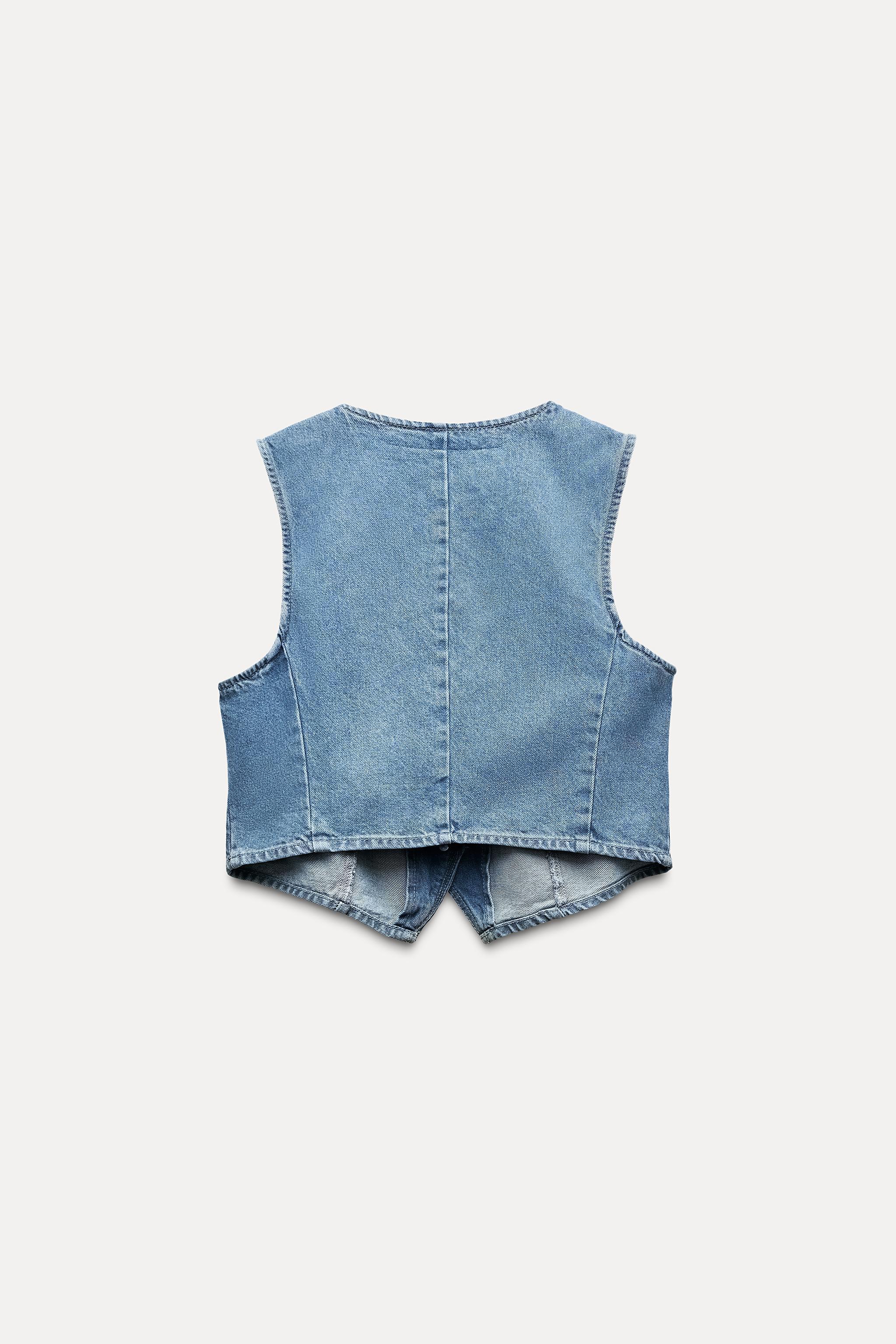 Z1975 SHORT DENIM VEST Product Image