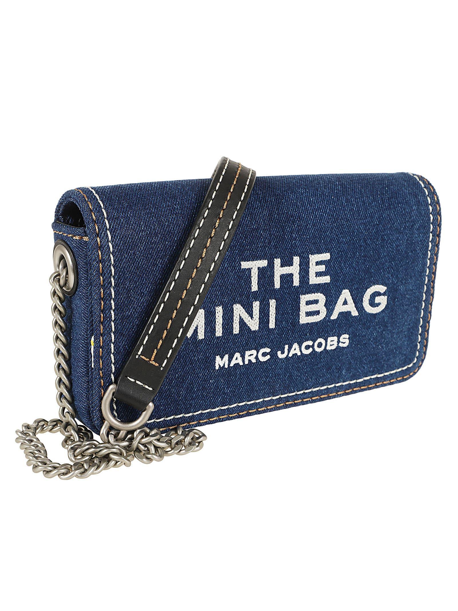 MARC JACOBS The Mini Bag In Blue Product Image