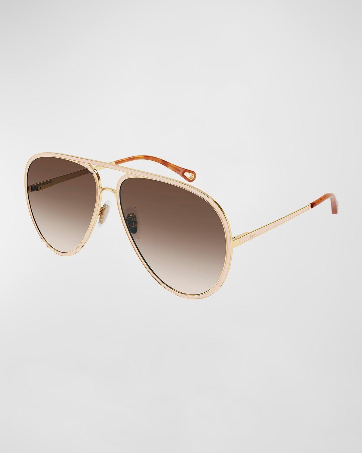 Womens Vitto 63MM Aviator Sunglasses Product Image