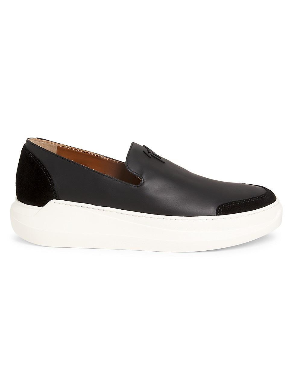 Mens Kashton Leather Slip-On Sneakers Product Image