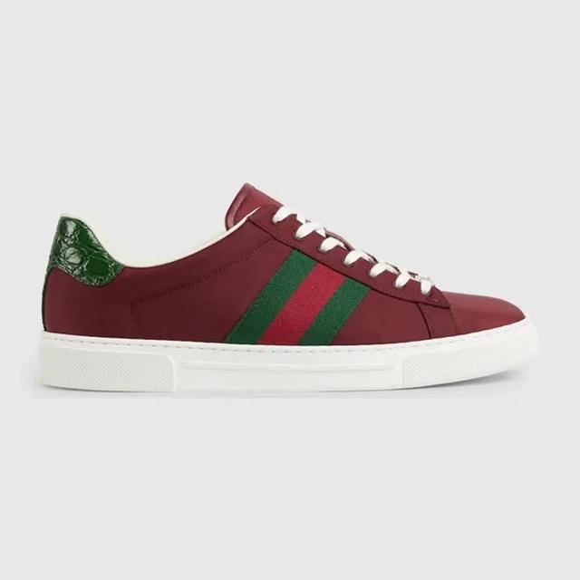 GUCCI Men's Ace Sneaker In Red Product Image