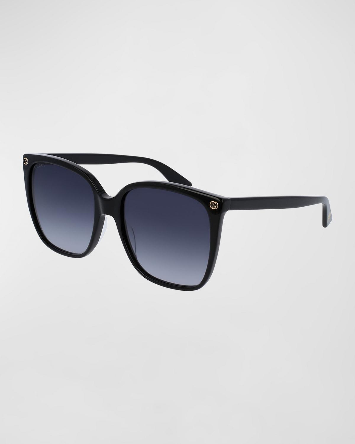 Womens 57MM Square Sunglasses Product Image