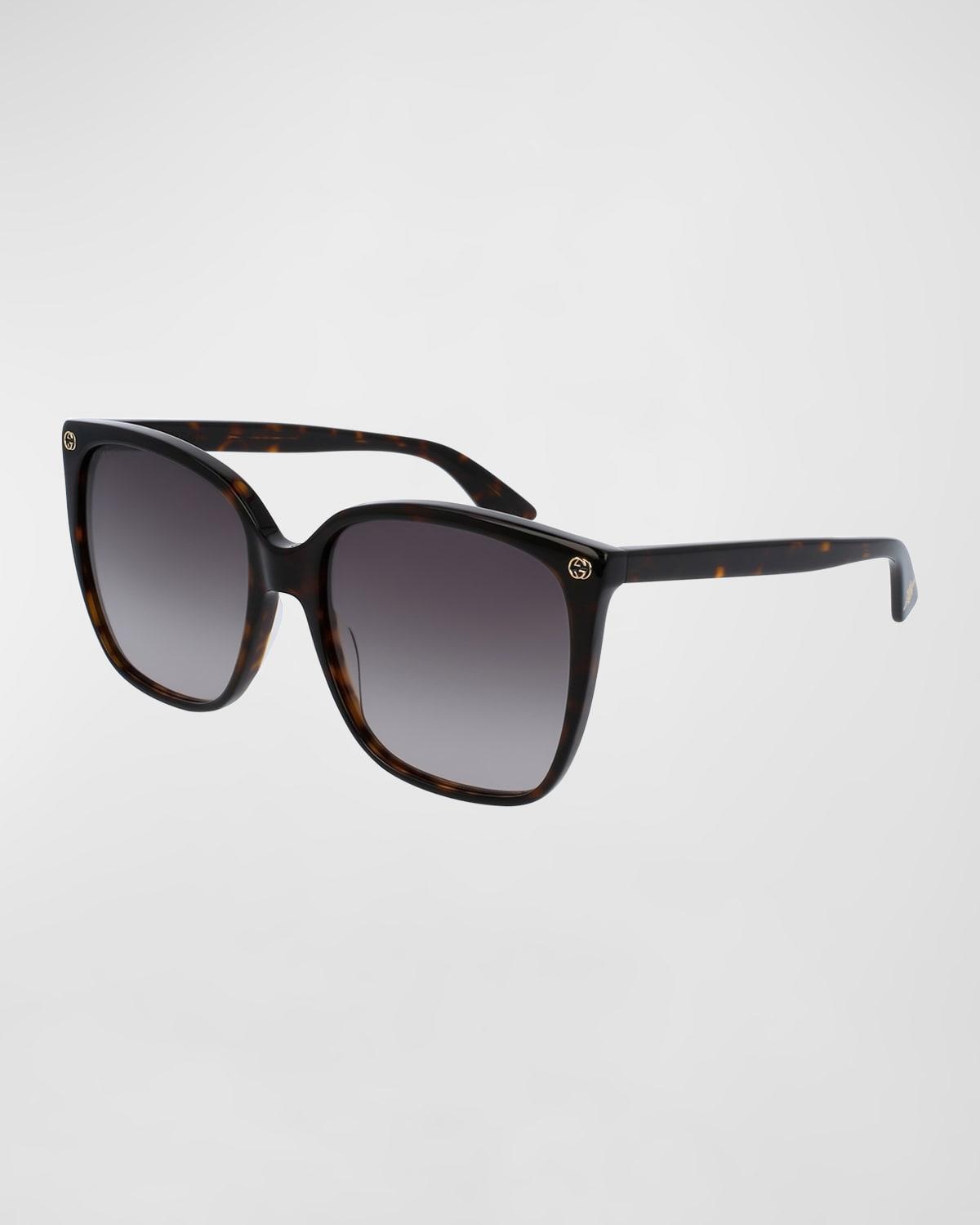 Womens 57MM Square Sunglasses Product Image