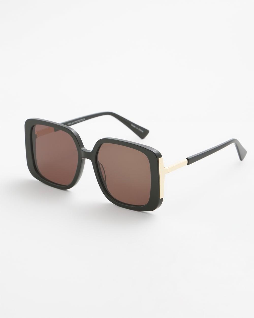 Black Square Sunglasses Product Image