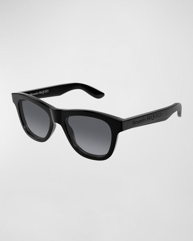 Mens AM0421SM Acetate Rectangle Sunglasses Product Image