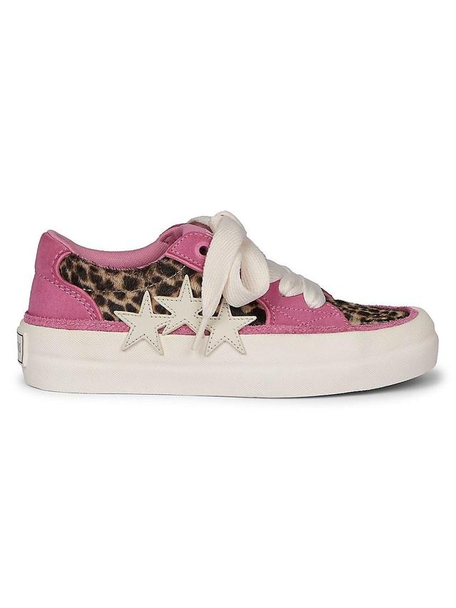 Womens Leopard Sunset Skate Low-Top Sneakers Product Image