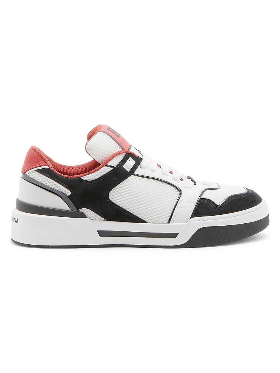 Men's New Roma Mix-Media Low-Top Sneakers Product Image