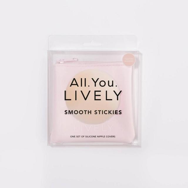 All.You.LIVELY Womens Adhesive Strapless Backless Smooth Stickies - Toasted Almond One Size Product Image