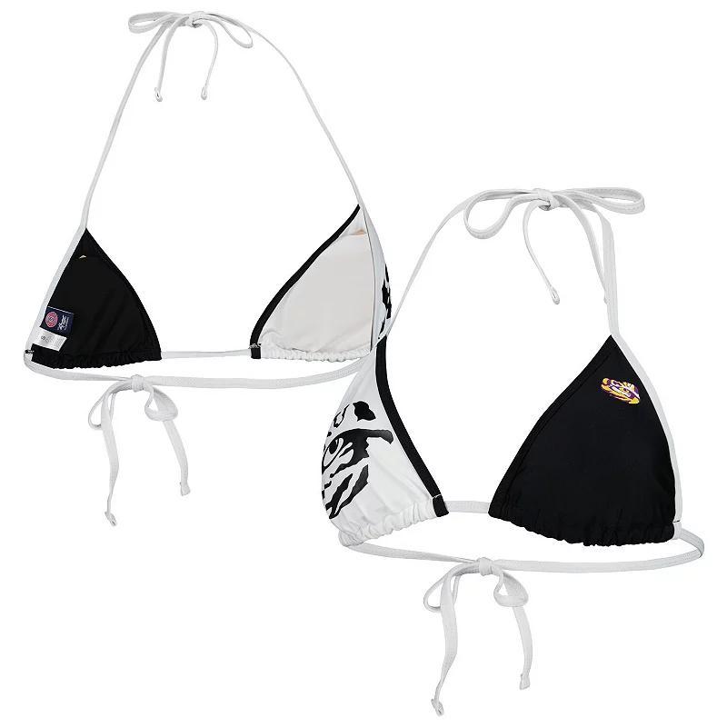 Womens G-iii 4Her by Carl Banks Black Lsu Tigers Play Action Bikini Top - Black Product Image