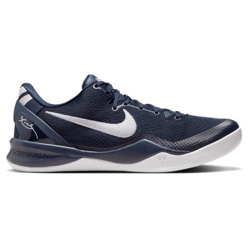 Nike Mens Kobe 8 - Shoes Colege Navy/White Product Image