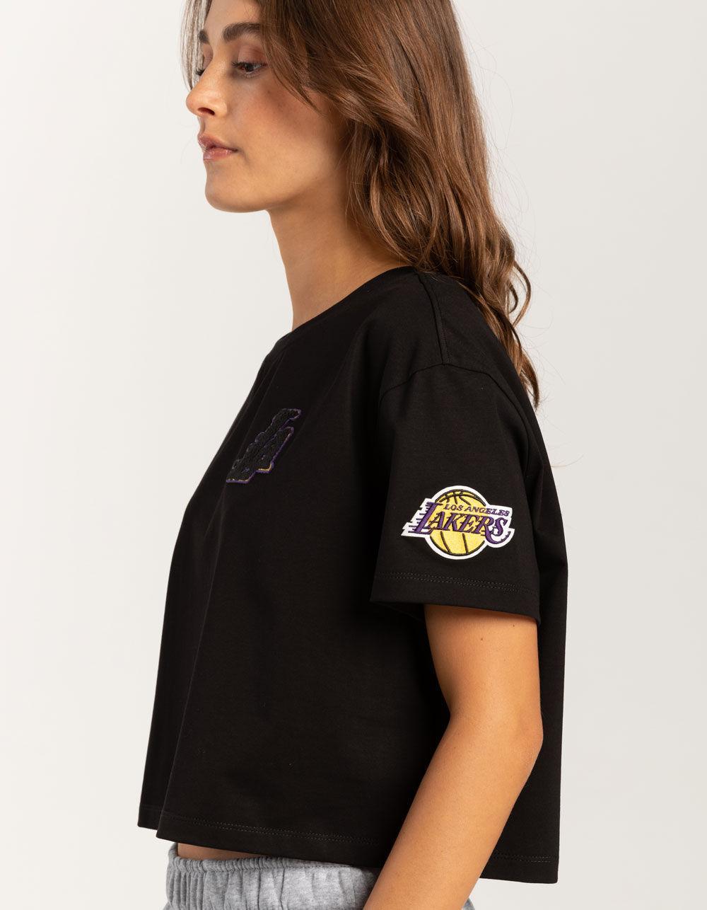 PRO STANDARD Los Angeles Lakers Womens Crop Tee Product Image