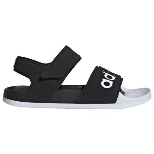 adidas Mens Adilette Sandals - Shoes Black/White Product Image