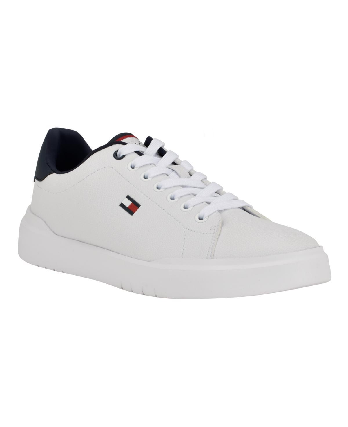 Tommy Hilfiger Mens Narvyn Logo Sneakers - White Product Image