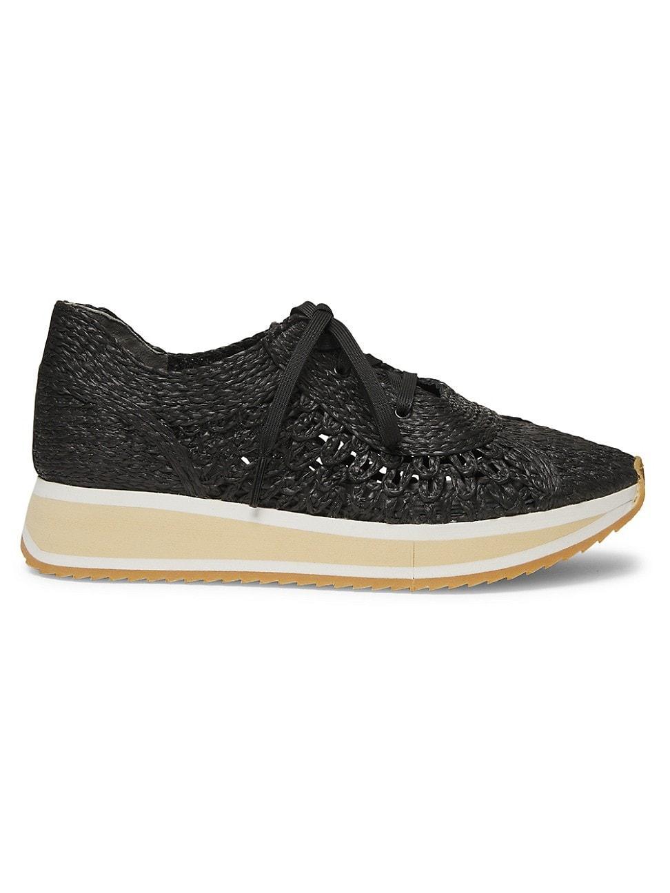 Womens Ozan2 Woven Raffia Low-Top Sneakers Product Image