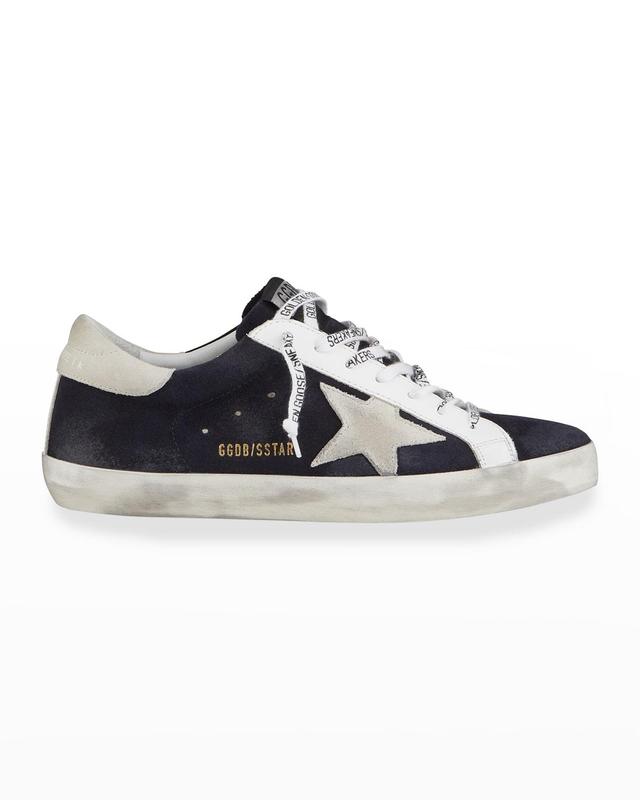 Men's Super Star Suede Low-Top Sneakers Product Image