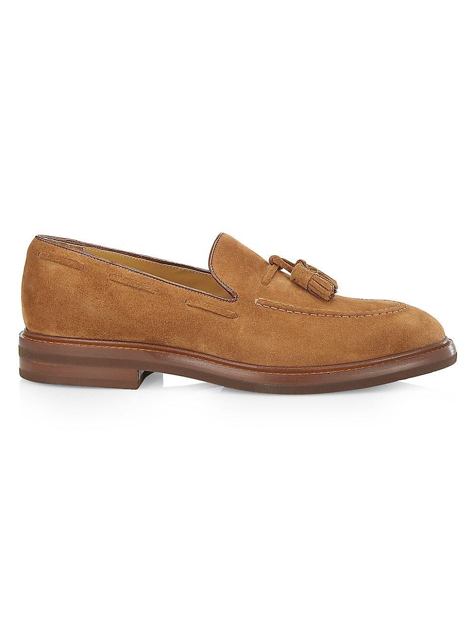 Mens Suede Tassel Loafers Product Image