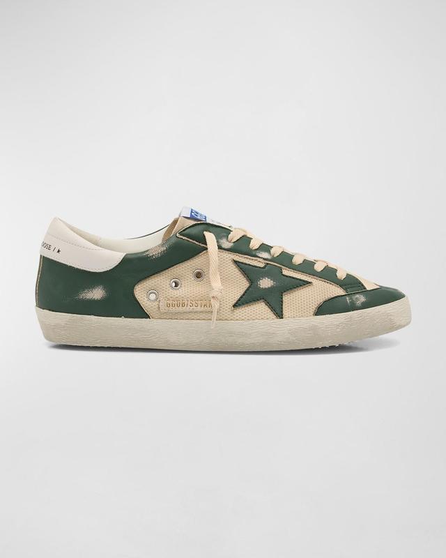 Golden Goose Super-Star Mixed Media Low Top Sneaker Product Image